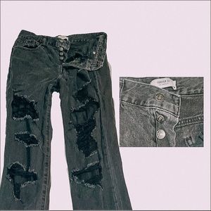 FOREVER 21 Distressed Denim Jeans